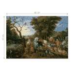 Puzzle adulți Breughel the Elder - The Entry of the Animals into Noah's Ark - 1000 Piese-34117