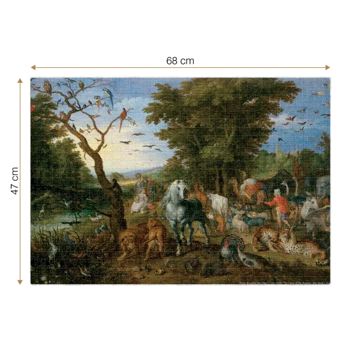 Puzzle adulți Breughel the Elder - The Entry of the Animals into Noah's Ark - 1000 Piese-34117