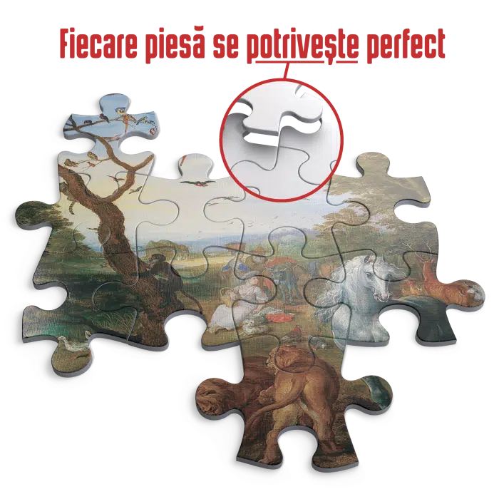 Puzzle adulți Breughel the Elder - The Entry of the Animals into Noah's Ark - 1000 Piese-34261