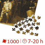 Puzzle Rembradt van Rijn - The Night Watch - 1000 Piese-34123