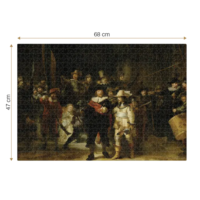 Puzzle Rembradt van Rijn - The Night Watch - 1000 Piese-34124