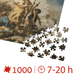 Puzzle adulti 1000 piese Eugène Delacroix - Liberty Leading the People -34473