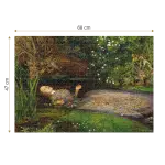 Puzzle adulti 1000 piese John Everett Millais - Ophelia -34652