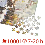 Puzzle adulti 1000 piese Boris Kustodiev - Maslenitsa -35621