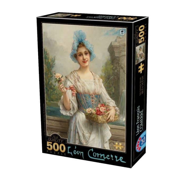 Puzzle Léon François Comerre - The Flower Seller - 500 Piese-0