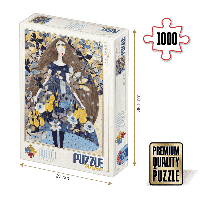 Puzzle adulți 1000 piese Kürti Andrea - Anotimpuri - Primăvara-0