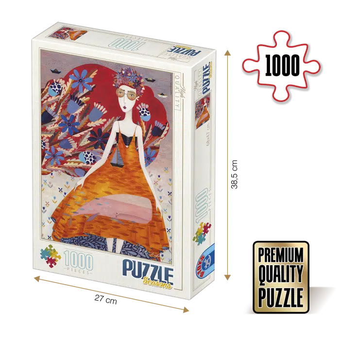 Puzzle adulți 1000 piese Kürti Andrea - Anotimpuri - Vara-0
