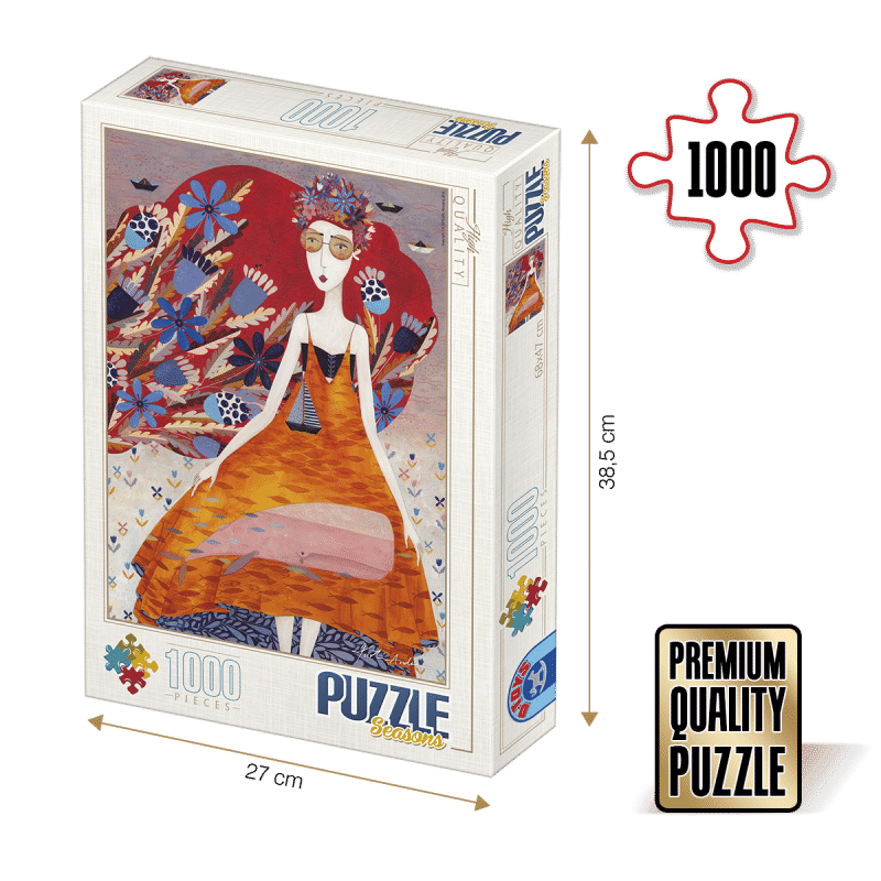 Puzzle adulți 1000 piese Kürti Andrea - Anotimpuri - Vara-0