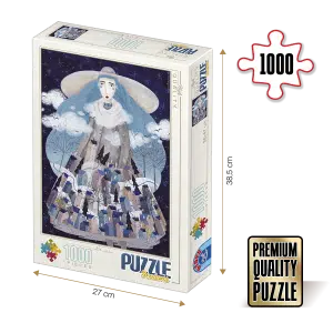 Puzzle adulți 1000 piese Kürti Andrea - Anotimpuri - Iarna -0