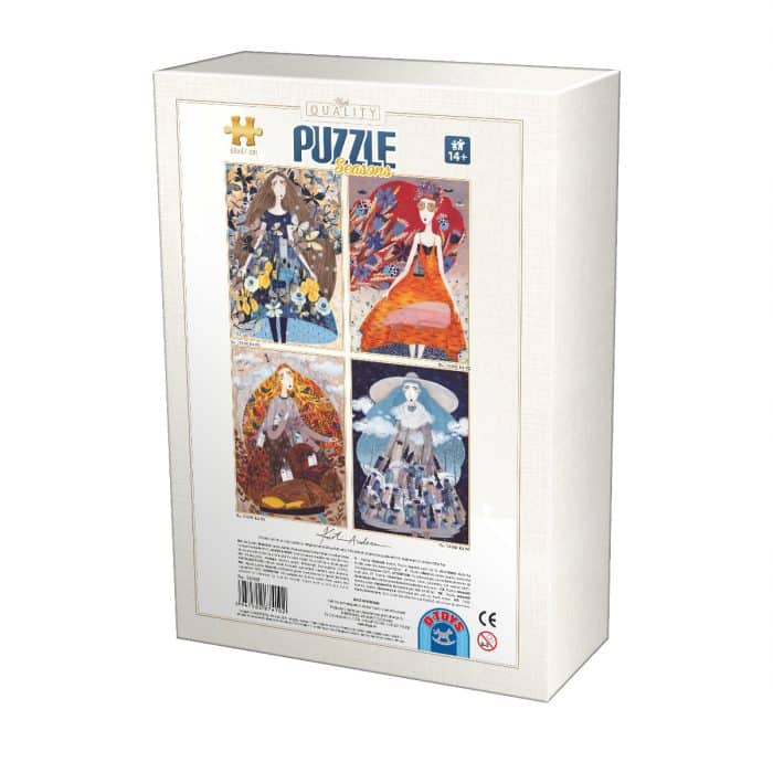 Puzzle adulți 1000 Piese Kürti Andrea - Anotimpuri - Toamna -25433