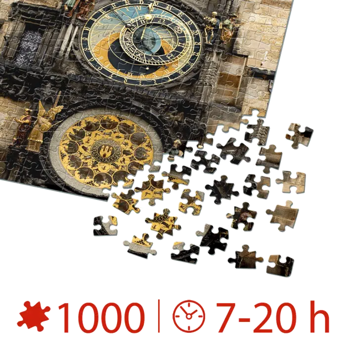 Puzzle adulți 1000 piese Locuri Celebre - Ceasul astronomic din Praga-35475