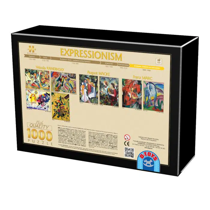 Puzzle adulti 1000 piese Franz Marc - Foxes/Vulpi -25500