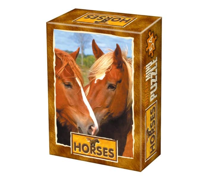 Mini Puzzle - Foto - Horses - 54 Piese - 2-0