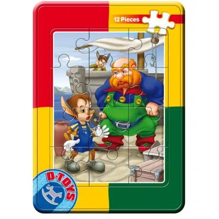 Mini Puzzle - Basme - 12 Piese - 4-0
