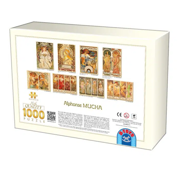 Puzzle adulți Alphonse Mucha - Zodiac - 1000 Piese-25856