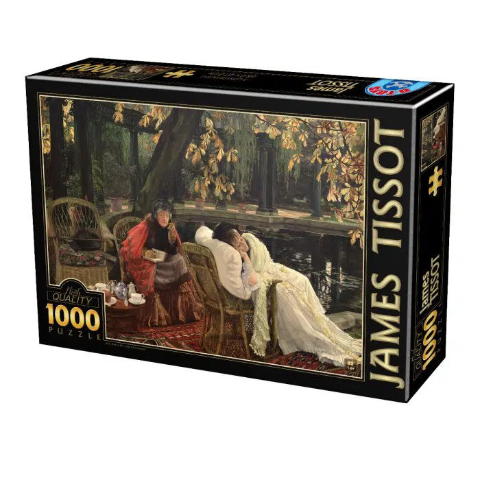 Puzzle adulți 1000 piese James Tissot - A Convalescent -0