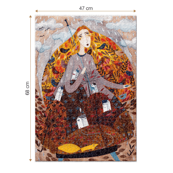 Puzzle adulți 1000 Piese Kürti Andrea - Anotimpuri - Toamna -35024