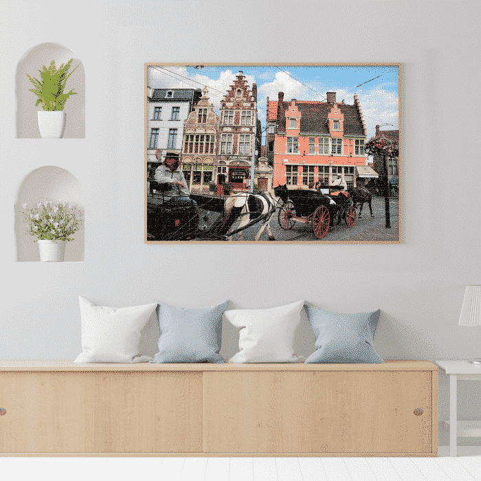 Puzzle adulți 1000 piese Peisaje de zi - Gent, Belgia -35483