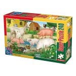 Super Puzzle - Animale - 240 Piese - 2-0