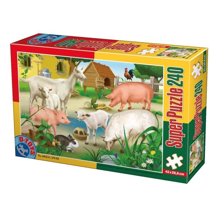 Super Puzzle - Animale - 240 Piese - 2-0