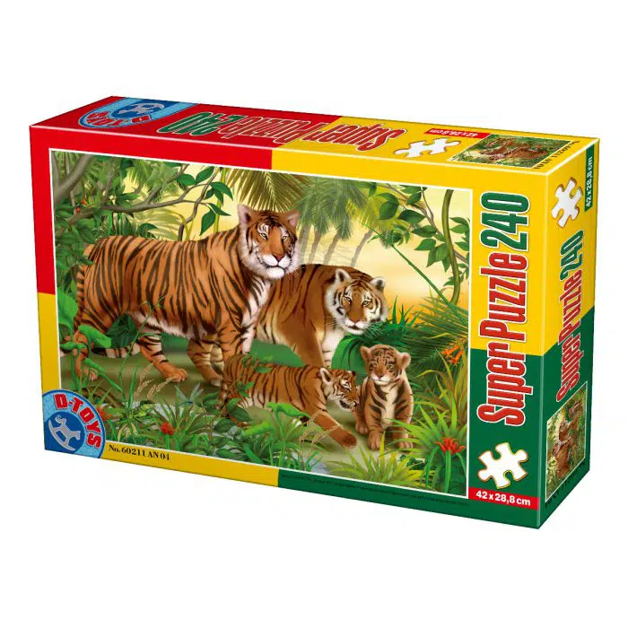 Super Puzzle - Animale - 240 Piese - 4-0