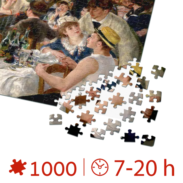 Puzzle adulti 1000 piese Pierre-Auguste Renoir - Luncheon of the Boating Party-34619