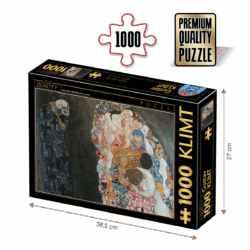 Puzzle adulti 1000 piese Gustav Klimt - Death and Life-0