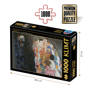 Puzzle adulti 1000 piese Gustav Klimt - Death and Life-0