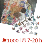 Puzzle adulti 1000 piese Gustav Klimt - Death and Life-35008