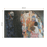 Puzzle adulti 1000 piese Gustav Klimt - Death and Life-35011