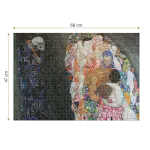 Puzzle adulti 1000 piese Gustav Klimt - Death and Life-35011