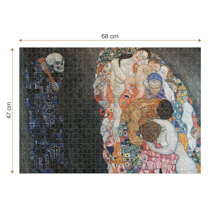 Puzzle adulti 1000 piese Gustav Klimt - Death and Life-35011