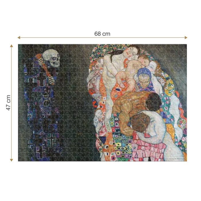 Puzzle adulti 1000 piese Gustav Klimt - Death and Life-35011