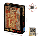 Puzzle adulti 1000 piese Gustav Klimt - Hygieia-0