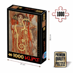 Puzzle adulti 1000 piese Gustav Klimt - Hygieia-0