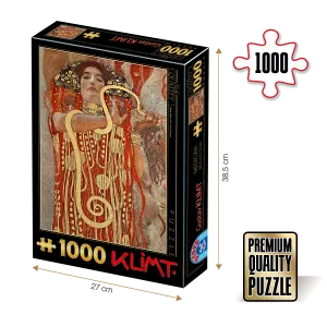 Puzzle adulti 1000 piese Gustav Klimt - Hygieia-0