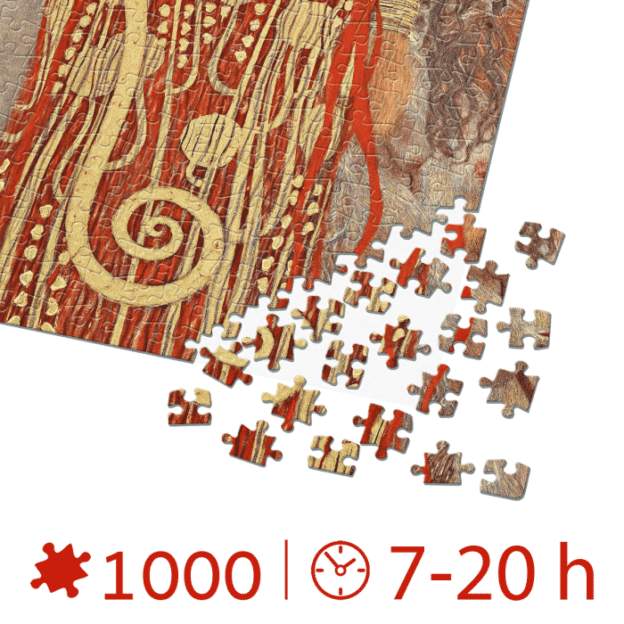 Puzzle adulti 1000 piese Gustav Klimt - Hygieia-34991