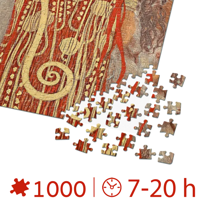 Puzzle adulti 1000 piese Gustav Klimt - Hygieia-34991