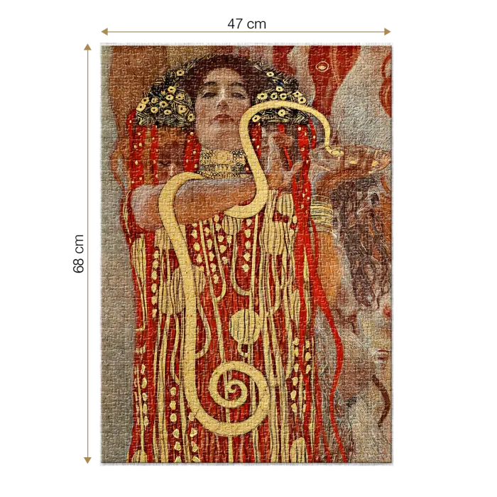 Puzzle adulti 1000 piese Gustav Klimt - Hygieia-34994