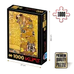 Puzzle adulti 1000 piese Gustav Klimt - Fulfilment / Implinire-0