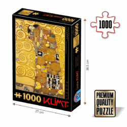 Puzzle adulti 1000 piese Gustav Klimt - Fulfilment / Implinire-0