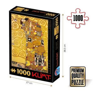 Puzzle adulti 1000 piese Gustav Klimt - Fulfilment / Implinire-0