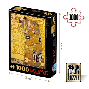 Puzzle adulti 1000 piese Gustav Klimt - Fulfilment / Implinire-0