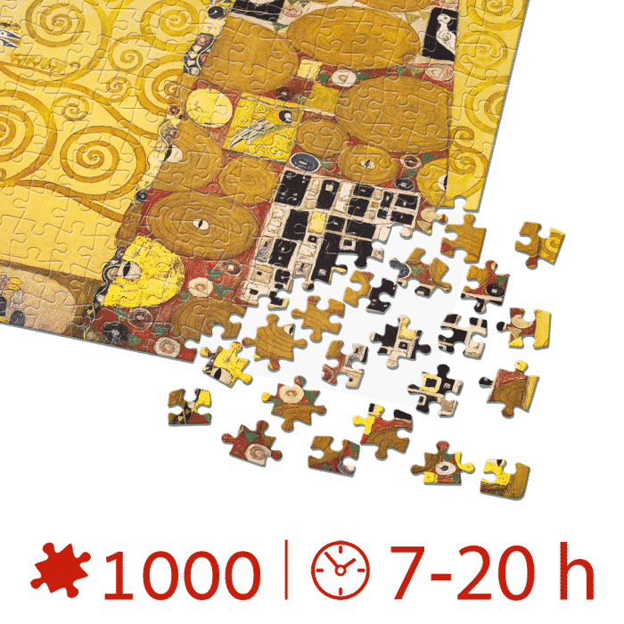 Puzzle adulti 1000 piese Gustav Klimt - Fulfilment / Implinire-34997