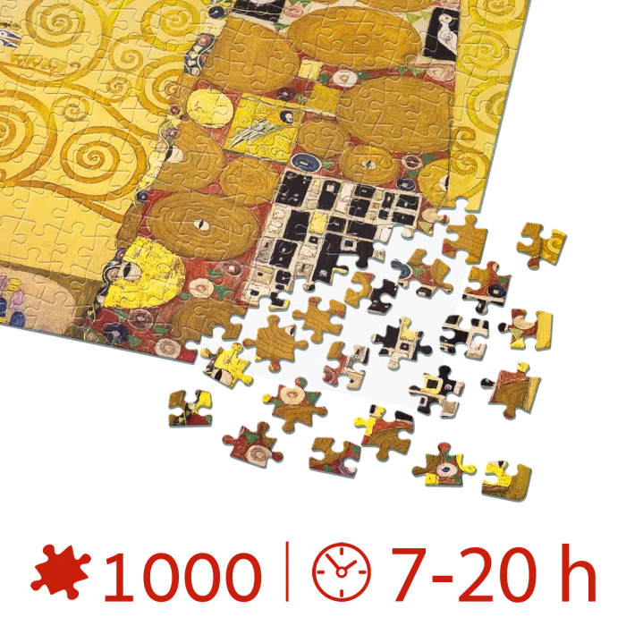 Puzzle adulti 1000 piese Gustav Klimt - Fulfilment / Implinire-34997