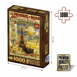 Puzzle adulți 1000 piese Vintage Posters - Les Prevoyants de L'avenir-0