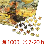 Puzzle adulți 1000 piese Vintage Posters - Les Prevoyants de L'avenir-35063