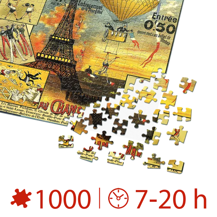 Puzzle adulți 1000 piese Vintage Posters - Les Prevoyants de L'avenir-35063