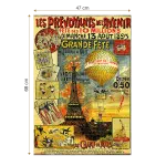 Puzzle adulți 1000 piese Vintage Posters - Les Prevoyants de L'avenir-35066