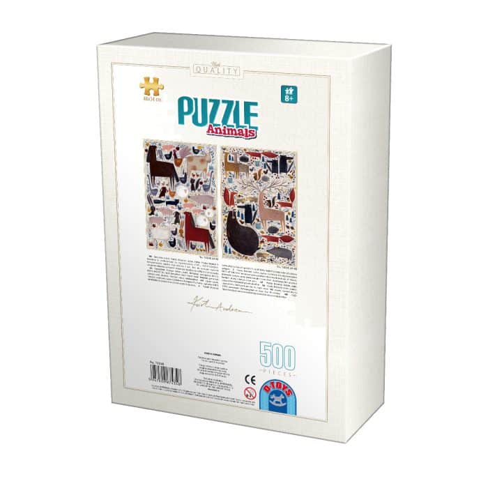 Puzzle Kürti Andrea - Animals - 500 Piese - 2-25426